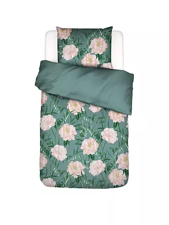 ESSENZA | Satin-Bettwäsche DOROTHEA 70x90cm/140x200cm Soft Teal | 
